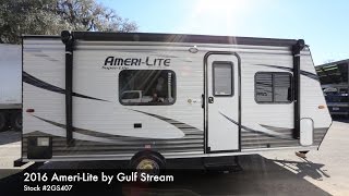 2016 AmeriLite 188RB by Gulf Stream Walkaround  OptimumRVcom [upl. by Michail]