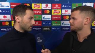 Domenico Tedesco Entrevista a Manchester City vs Schalke 04 [upl. by Nosredna147]