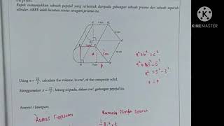 Tingkatan 2Matematik Bab 6 isipadu pepejal geometri kssm [upl. by Dirgis]