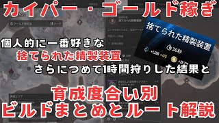 【TFD】捨てられた精製装置個人的に一番好きなカイパー・ゴールド稼ぎ狩場の育成度合い別ビルドまとめとルート解説【ファーストディセンダント】 [upl. by Bodkin20]