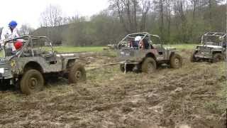 jeep willys remorquage a chambon 2012 [upl. by Anazraf748]