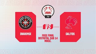 Fase Final Distrital de Sub 14 Masculino  Ovarense vs Galitos [upl. by Hobbie]