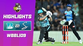 Brisbane Heat v Adelaide Strikers  WBBL09 [upl. by Aratnahs]