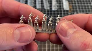 GHQ Micro Armour NVA Infantry Vietnam war 19651975 1285 or 6mm scale wargaming [upl. by Pero]