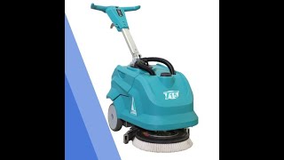 T15B Electric Commercial Automatic Floor Scrubber Dryer Machine Cleaner with Battery [upl. by Matthew]