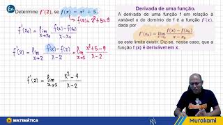 🚨🚨 Derivada pela definição de limite  FÁCIL e RÁPIDO [upl. by Immak]