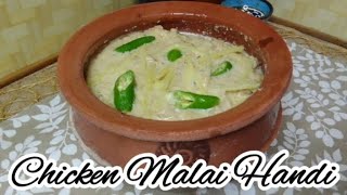 Chicken Malai Handi  Dawat special recipe by Life Spectrum [upl. by Auhsohey]