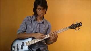 Evan Brewer  Currency 4 string bass cover by Fabián Meléndez [upl. by Litt]