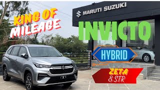 MARUTI SUZUKI INVICTO Zeta 8str Full Review  Perfect Family Car with Best Mileage [upl. by Oetam440]