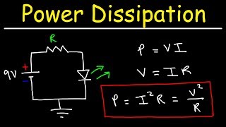 Power Dissipation In Resistors Diodes and LEDs [upl. by Allianora]