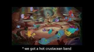 The Little Mermaid  Under The Sea  Lyrics  MrsDisney0 [upl. by Kenti]