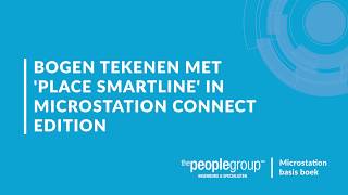 Bogen tekenen met de Startcentermethode in MicroStation CONNECT Edition [upl. by Land404]