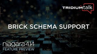 TridiumTalk Niagara 414 Brick Schema Support July 25 2024 [upl. by Ainoloppa]