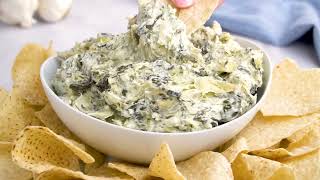 SPINACH ARTICHOKE DIP [upl. by Eirret722]