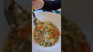 Minestrone di verdure 😋😋😋 shortsvideo genova food [upl. by Pinelli]