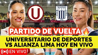 ALIANZA LIMA VS UNIVERSITARIO DE DEPORTES HOY EN VIVO HORARIO Y TRANSMISIÓN DEL PARTIDO [upl. by Pfaff520]