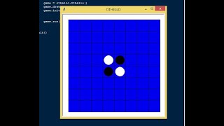 Simple Othello Game using Turtle in Python [upl. by Hobart]