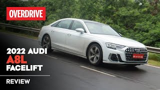 2022 Audi A8L Facelift Review  Overdrive  CNBCTV18 [upl. by Allissa206]