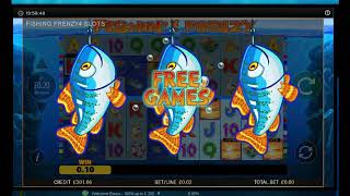 Online Slots  Fishin Frenzy bonuses on all the variations [upl. by Devondra187]