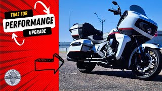 Performance upgrade for the IndianMotorcycle Pursuit  Go FAST must stop indianmotorcycle [upl. by Yluj]