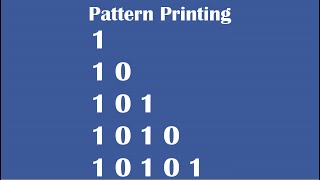 C Practical and Assignment ProgramsPattern Printing 5 [upl. by Hoisch]