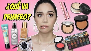 ¿QUÉ VA PRIMERO EL ORDEN PARA APLICAR EL MAQUILLAJE  MARIEBELLE COSMETICS [upl. by Gnohc]