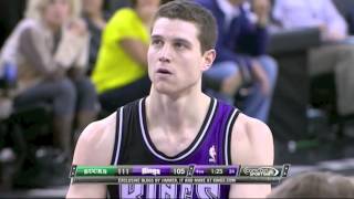 Jimmer Fredette 3102013 vs Milwaukee Bucks [upl. by Profant]