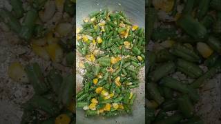 Green beans stir fryHealthy recipe viralvideo food youtubeshorts [upl. by Anirtac387]