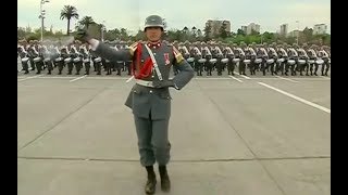 Chile Military Parade with Chilean Commentator [upl. by Jermain130]