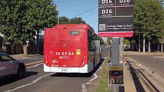 Foton U12 SC Recorrido D10 Llegando Y Saliendo De San Luis De Macul De La Empresa STU [upl. by Aruam]