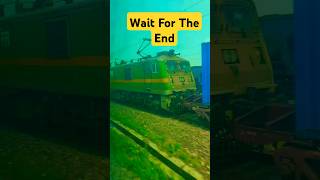 ⚡High Speed Station Skipping⚡WAG 9 Freight Train😱 High speed train shortvideo train railway vlog [upl. by Idissak]