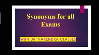 Synonyms for all competitive Exams ✍️fybsc fyba english englishforall kbcnmu englishspeaking 🎊 [upl. by Dimitri]