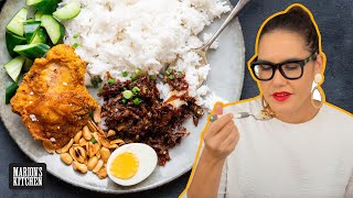 How to make Malaysias FAMOUS rice dish at home  Nasi Lemak  Marions Kitchen [upl. by Honor]