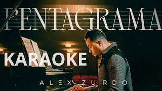 Pentagrama Alex Zurdo Karaoke [upl. by Euqnomod]