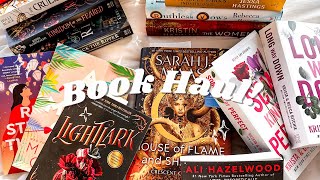 MASSIVE BOOK HAUL 15 books [upl. by Ahsemit994]