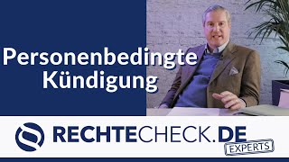 Personenbedingte Kündigung KRANKHEITSBEDINGT FÜHRERSCHEINVERLUST amp MEHR [upl. by Edda]