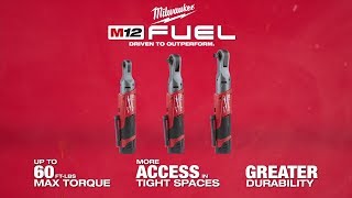 Milwaukee® M12 FUEL™ Ratchets [upl. by Hanaj]