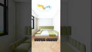 my old standard bedroom redesign into luxury bedroom home shorts interiordesign animation [upl. by Eamon]