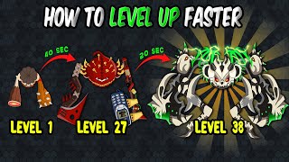 Evowarsio  How to Level up FASTER  Speedrun moments in Evowarsio [upl. by Etsirk]