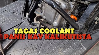 LEAKING COOLANT PROBLEM  HONDA CLICK 150 [upl. by Otreblig]