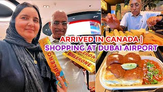 ARRIVED IN CANADA  SHOPPING AT DUBAI AIRPORT [upl. by Robina485]