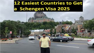 Top 12 Easiest Countries to get a Schengen Visa 20242025 [upl. by Ahsemit387]