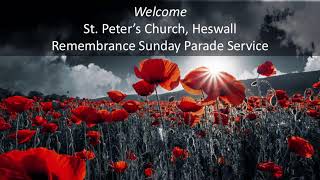 1045 Service of Remembrance 10th November 2024 [upl. by Schubert592]