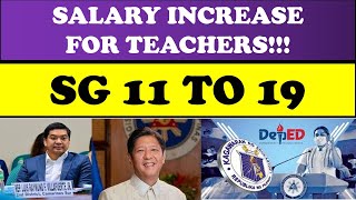 SALARY INCREASE FOR TEACHERS SG 11 TO 19 wildtvoregsalaryincreaseforteachers deped [upl. by Ioyal]