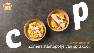 Zomers stamppotje van spitskool  Coopjeskoken  Coop [upl. by Rubma]