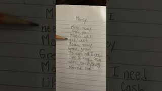 Money song lyrics 💵 [upl. by Elrebma]