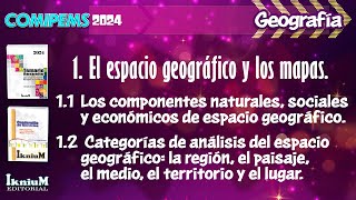 Geografía  Tema 1 al 12  IkniuM COMIPEMS 2024 [upl. by Akienaj333]