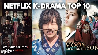 The 10 Korean historical dramas that you can watch on Netflix [upl. by Felizio]