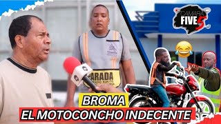 BROMA EL MOTOCONCHO 🛵 INDECENTE LE MANDAN TRENENDO POTASO ATRA 🤣 [upl. by Selec]