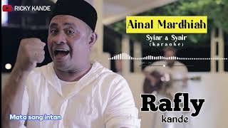 RAFLI  AINAL MARDHIAH KARAOKE LOW KEY [upl. by Duhl969]